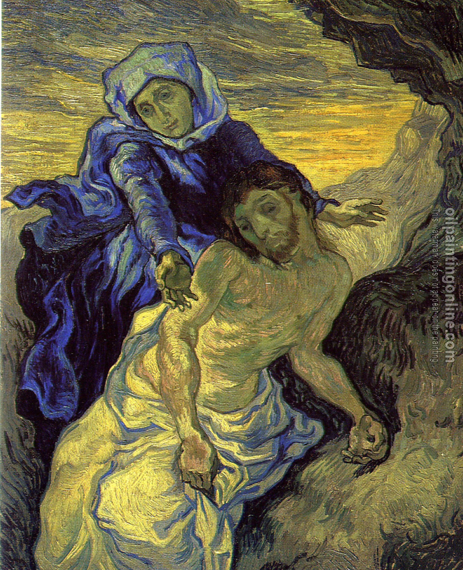 Gogh, Vincent van - Pieta(after Delacroix)